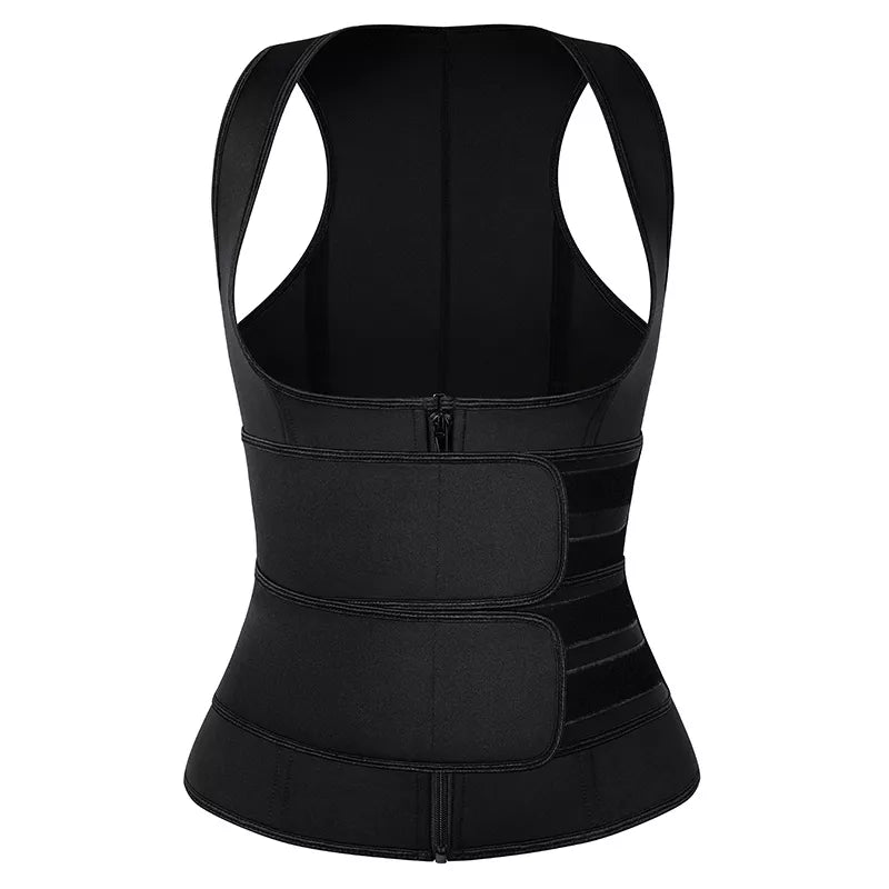 Suor Trainer Cintura Colete Espartilho Emagrecimento Para Perda De Peso Corpo Shaper Terno Sauna Compressão Cinto Barriga Tops Shapewear